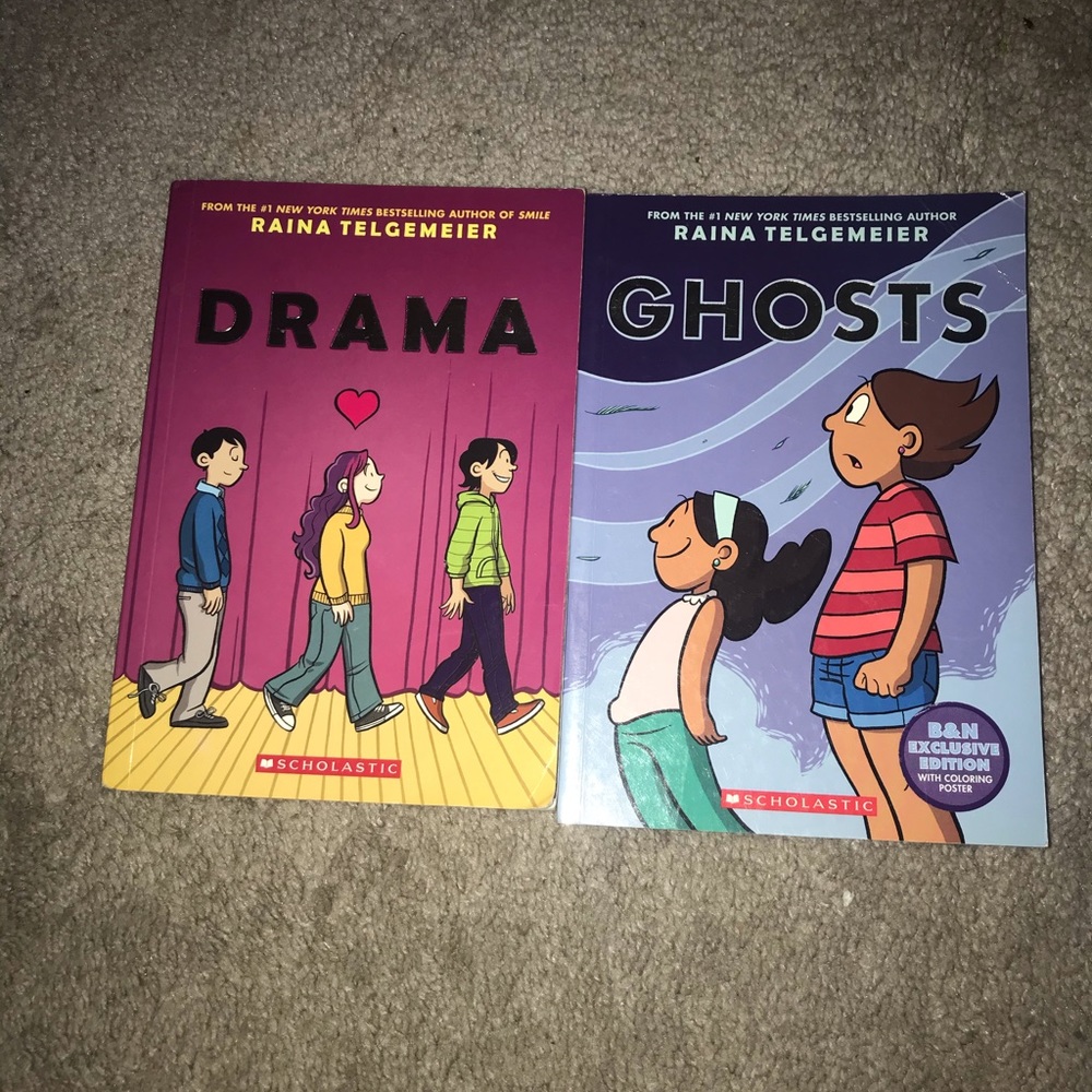 3 /$10 Ghost and Drama books